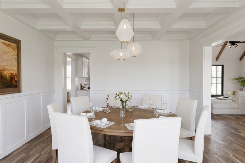 Architectural House Design - Interior - Dining Room 1 for Farmhouse House Plan #923-502 - 4 bed, 3.5 bath