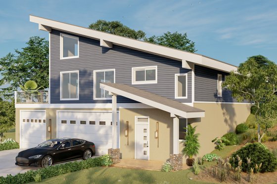 Exterior - Other Elevation for Beach House Plan #932-1095 - 4 bed, 3 bath
