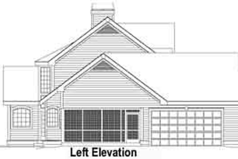 House Plan Design - Exterior - Other Elevation for Traditional House Plan #57-187 - 4 bed, 3.5 bath