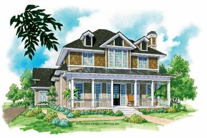 Victorian Exterior - Front Elevation Plan #930-210