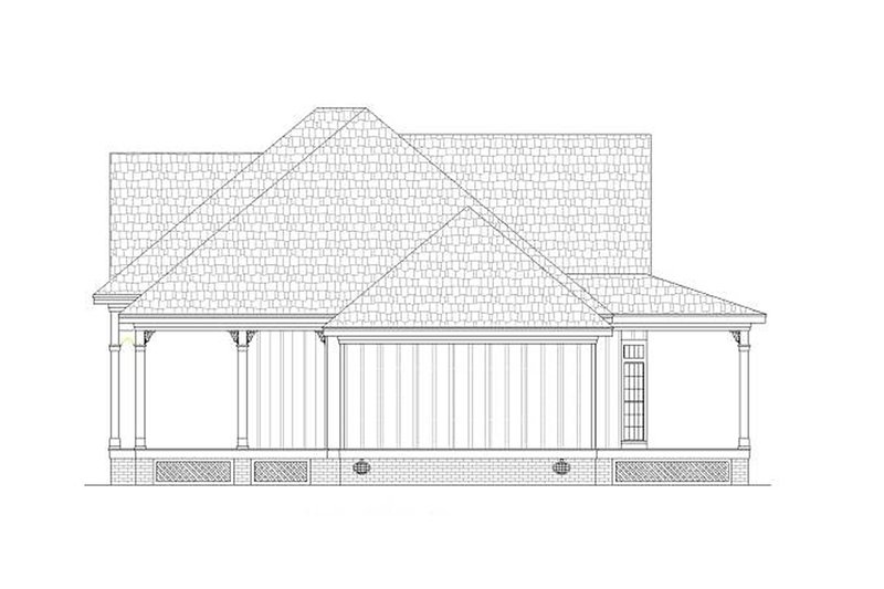 Dream House Plan - Exterior - Other Elevation for Cottage House Plan #45-378 - 3 bed, 2 bath