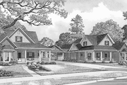 Country Style House Plan - 6 Beds 4 Baths 3866 Sq/Ft Plan #17-2819 