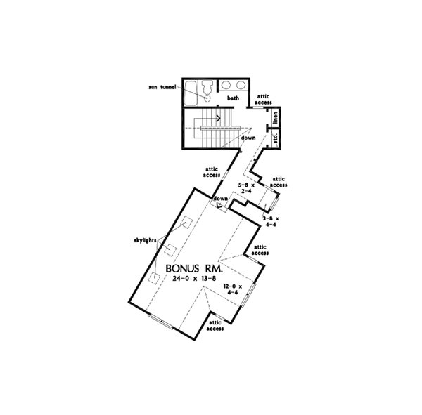 House Blueprint - Farmhouse Floor Plan - Other Floor Plan #929-1128