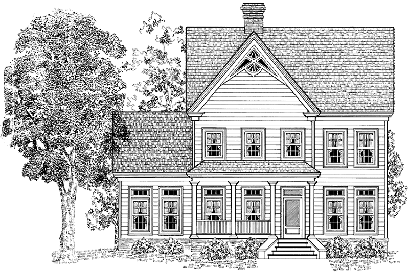 Dream House Plan - Victorian Exterior - Front Elevation Plan #1014-49