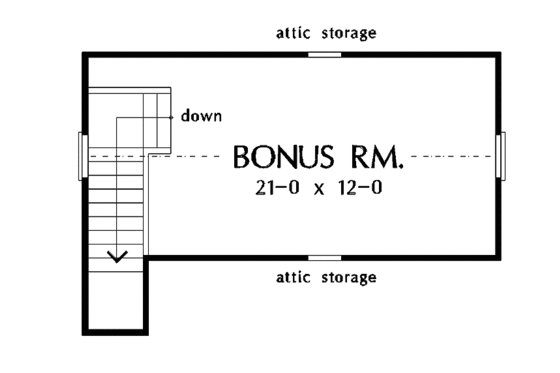 Floor Plan - Other Floor for Country House Plan #929-425 - 3 bed, 2.5 bath