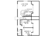 Contemporary Style House Plan - 2 Beds 1 Baths 840 Sq/Ft Plan #60-680 