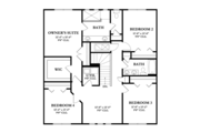 Mediterranean Style House Plan - 5 Beds 3 Baths 2405 Sq/Ft Plan #1058-64 