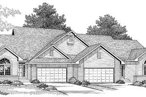 Traditional Exterior - Front Elevation Plan #70-1382
