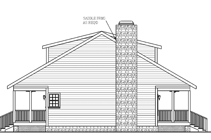 Dream House Plan - Exterior - Other Elevation for Country House Plan #56-666 - 3 bed, 2.5 bath