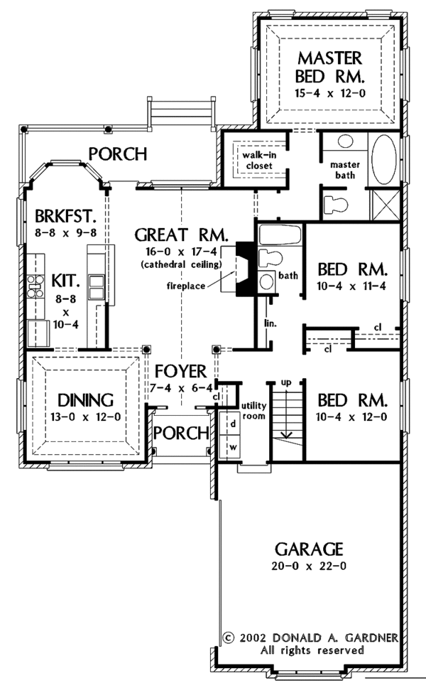 Dream House Plan - Ranch Floor Plan - Main Floor Plan #929-660