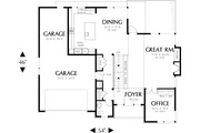 Prairie Style House Plan - 4 Beds 3.5 Baths 3651 Sq/Ft Plan #48-245 