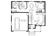 European Style House Plan - 4 Beds 2.5 Baths 2447 Sq/Ft Plan #23-2370 
