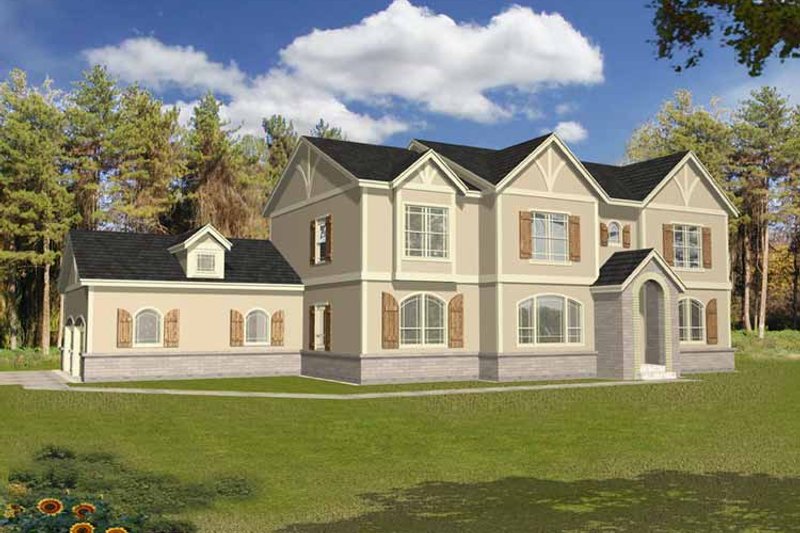 Dream House Plan - Traditional Exterior - Front Elevation Plan #1037-9