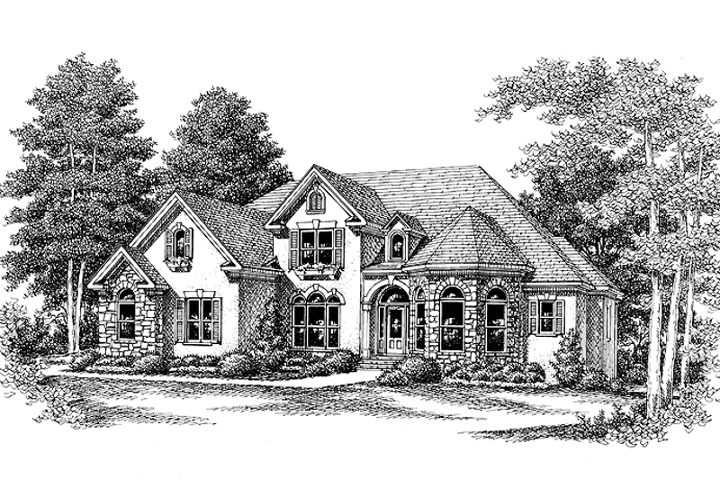 Architectural House Design - Exterior - Front Elevation 13 for Country House Plan #927-502 - 5 bed, 4.5 bath