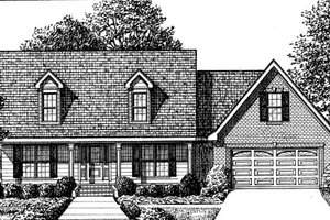 Traditional Exterior - Front Elevation Plan #34-213