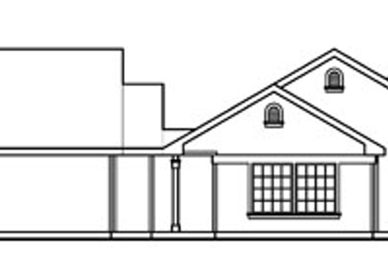Dream House Plan - Exterior - Other Elevation for Traditional House Plan #124-353 - 3 bed, 3 bath