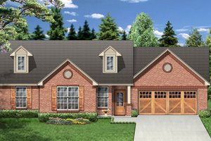 Traditional Exterior - Front Elevation Plan #84-355