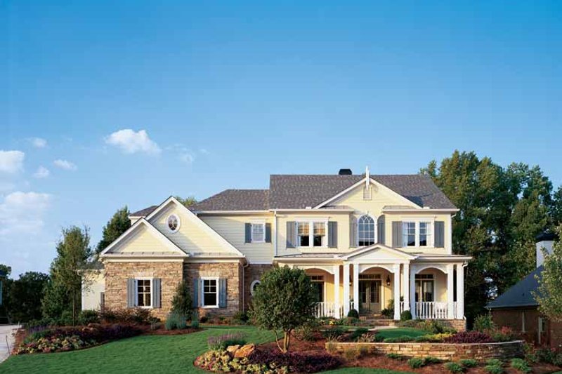 Home Plan - Exterior - Front Elevation 4 for Colonial House Plan #429-313 - 5 bed, 3.5 bath