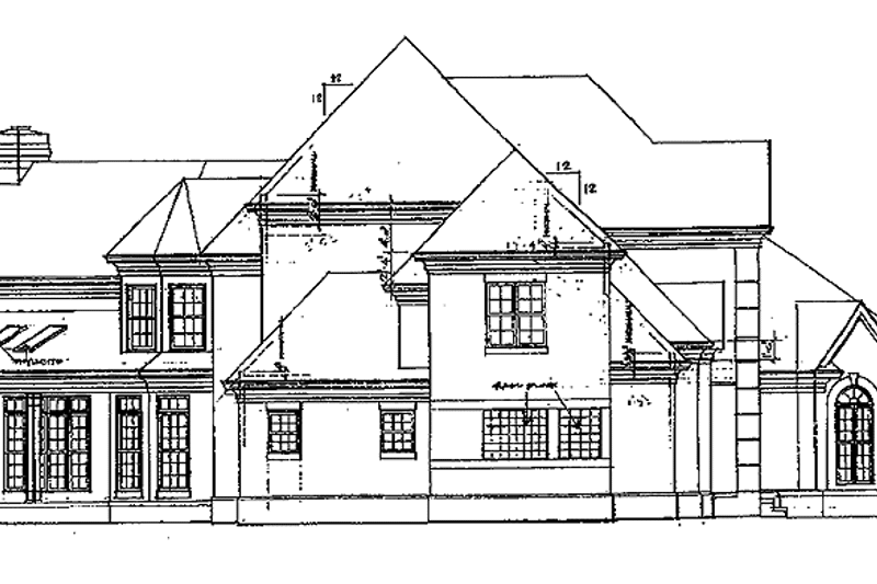 Dream House Plan - Exterior - Other Elevation for Traditional House Plan #453-194 - 4 bed, 4 bath