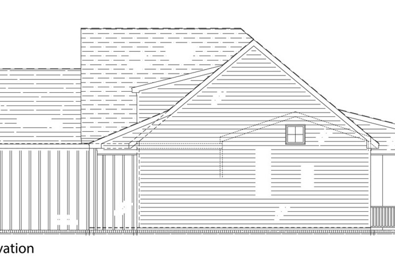 House Plan Design - Exterior - Other Elevation 1 for Farmhouse House Plan #119-440 - 3 bed, 2 bath