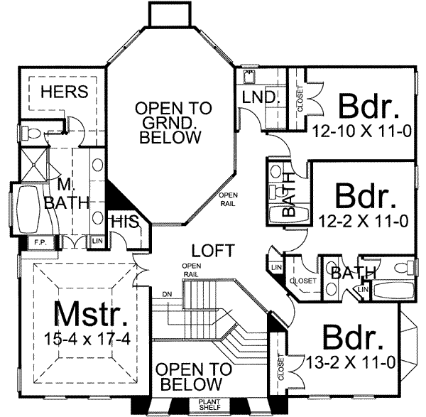 House Design - Colonial Floor Plan - Main Floor Plan #119-149