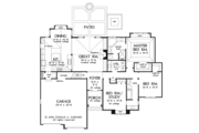 Craftsman Style House Plan - 3 Beds 2 Baths 1885 Sq/Ft Plan #929-923 