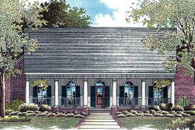 Dream House Plan - Country Exterior - Front Elevation Plan #14-226