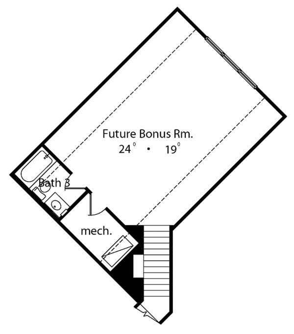 House Design - Mediterranean Floor Plan - Other Floor Plan #417-754