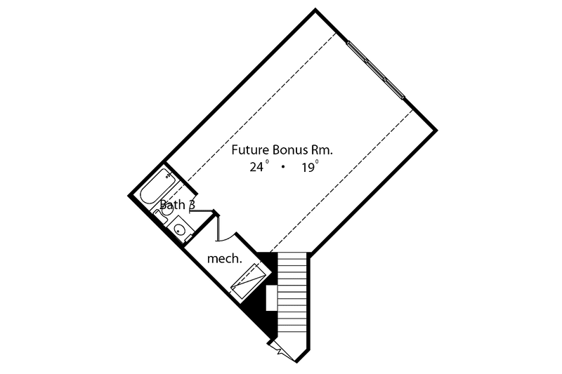 Home Plan - Floor Plan - Other Floor for Mediterranean House Plan #417-754 - 3 bed, 3.5 bath
