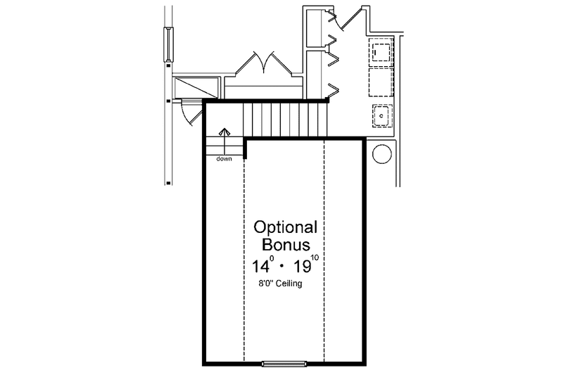 Home Plan - Floor Plan - Other Floor for Contemporary House Plan #1015-9 - 4 bed, 3 bath
