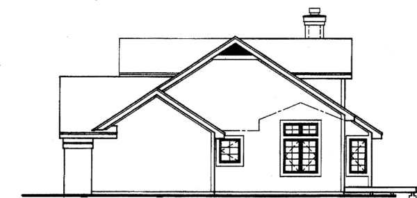 Architectural House Design - Country Floor Plan - Other Floor Plan #320-574