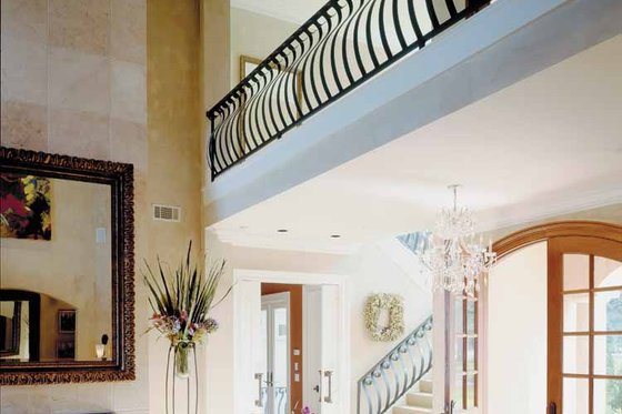 Interior - Entry for Mediterranean House Plan #930-283 - 5 bed, 5.5 bath