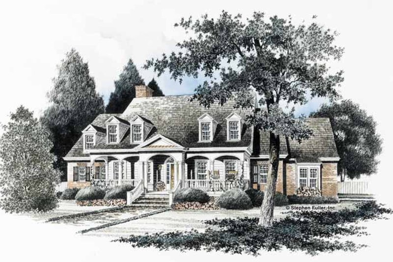 Home Plan - Classical Exterior - Front Elevation Plan #429-127