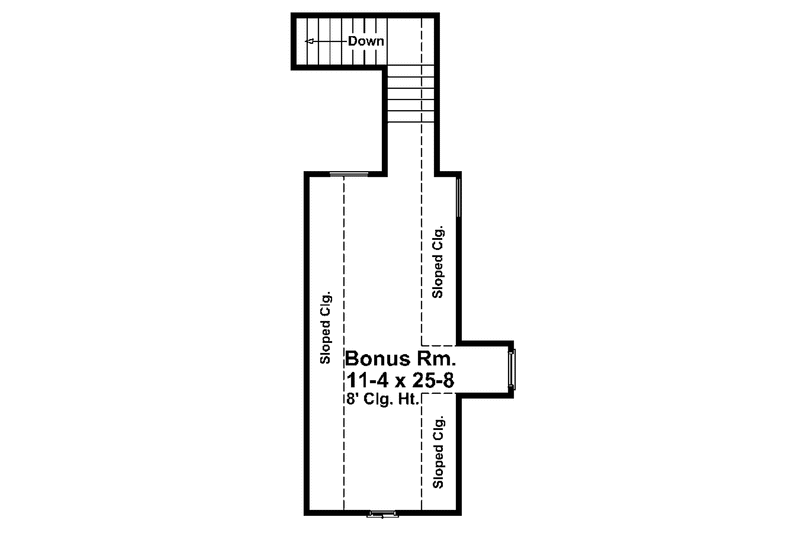 House Blueprint - Floor Plan - Other Floor for Country House Plan #21-414 - 3 bed, 2 bath