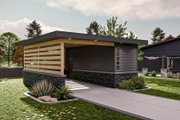 Modern Style House Plan - 0 Beds 0 Baths 192 Sq/Ft Plan #455-573 