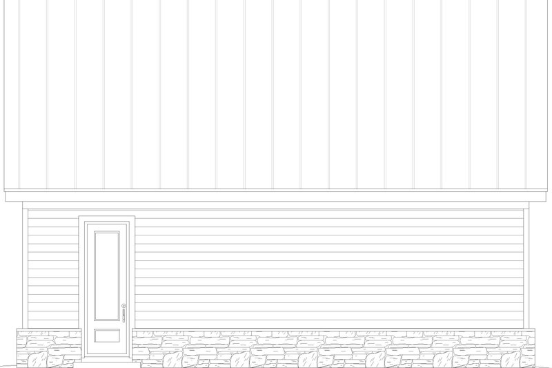 Home Plan - Exterior - Other Elevation 1 for Craftsman House Plan #932-1112, 0 bath