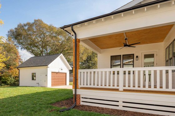 Exterior - Front Elevation 3 for Farmhouse House Plan #461-74 - 4 bed, 2.5 bath