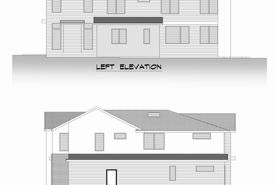 Exterior - Other Elevation 2 for Contemporary House Plan #1066-176 - 5 bed, 4.5 bath
