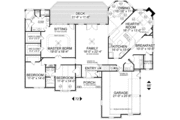 Southern Style House Plan - 3 Beds 2.5 Baths 2564 Sq/Ft Plan #56-198 