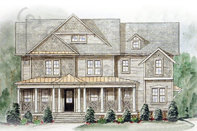 Colonial Style House Plan - 4 Beds 3.5 Baths 3253 Sq/Ft Plan #54-138 ...