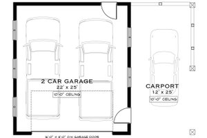 Floor Plan - Main Floor for Farmhouse House Plan #1101-29, 0 bath
