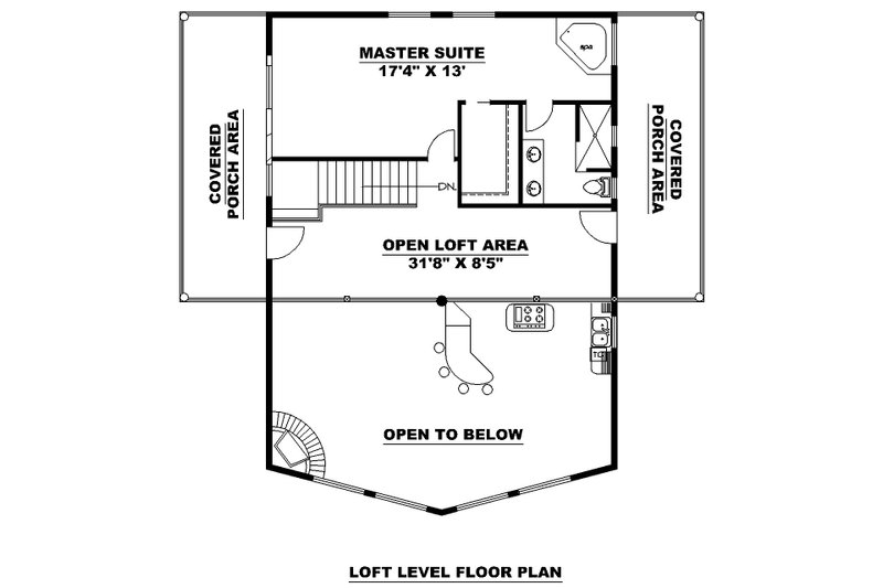 Cabin Style House Plan - 4 Beds 3.5 Baths 3806 Sq/Ft Plan #117-919 ...