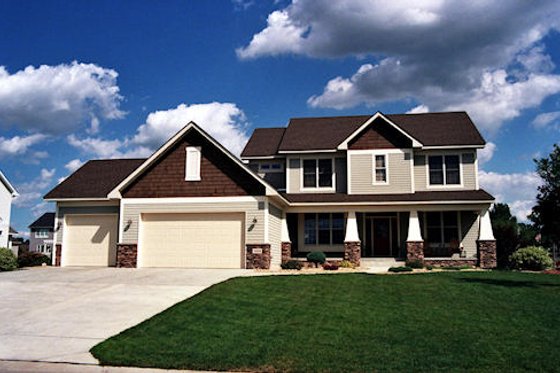 Exterior - Front Elevation for Craftsman House Plan #51-212 - 3 bed, 2.5 bath