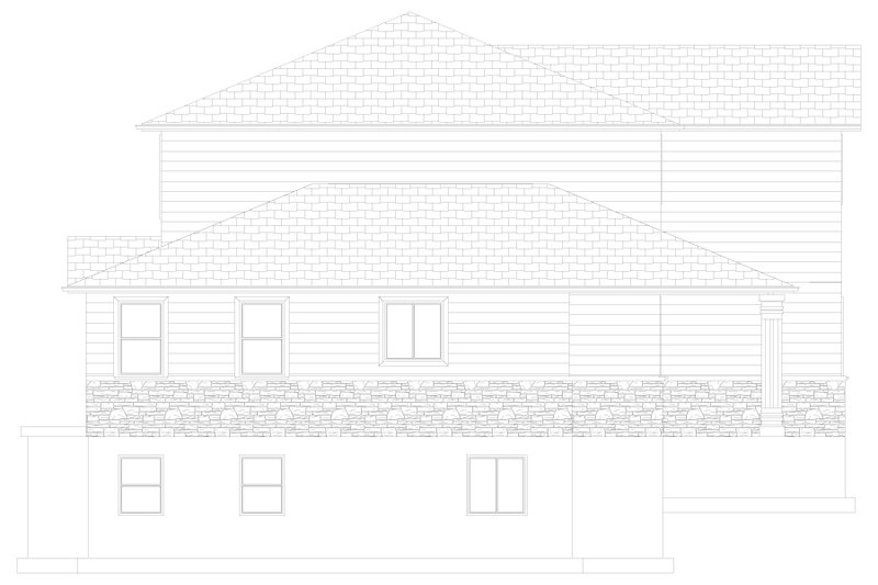 Architectural House Design - Exterior - Other Elevation for Farmhouse House Plan #1060-368 - 5 bed, 4 bath