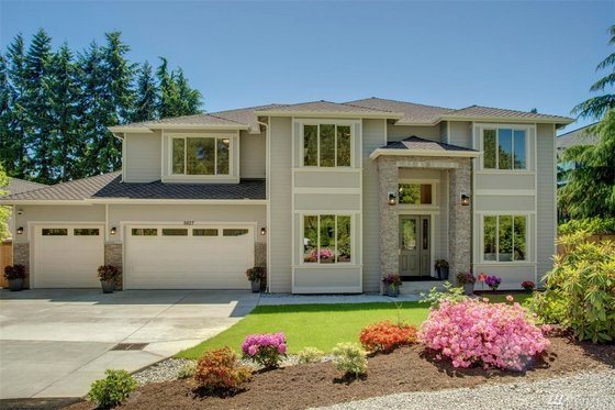 Exterior - Front Elevation 3 for Craftsman House Plan #1066-25 - 5 bed, 5.5 bath