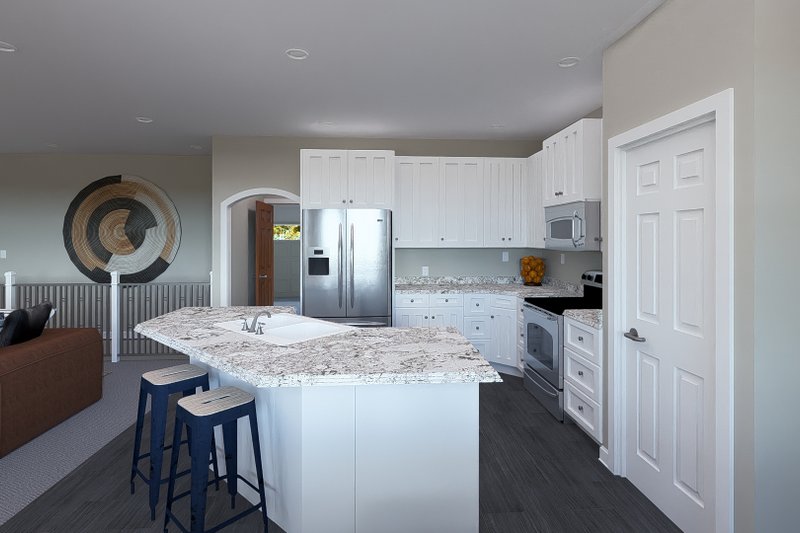 House Design - Interior - Kitchen 3 for Traditional House Plan #1060-221 - 3 bed, 2 bath