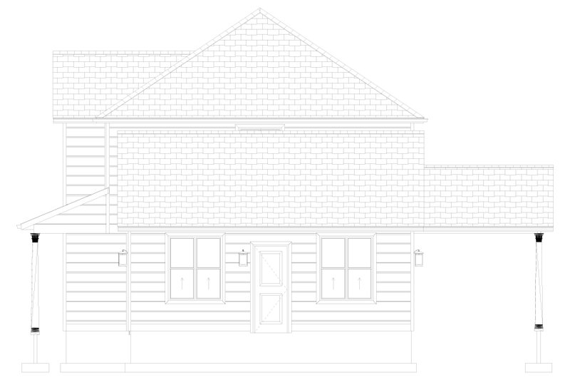 House Blueprint - Exterior - Other Elevation 1 for Farmhouse House Plan #1060-489 - 3 bed, 2.5 bath