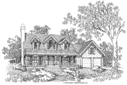 Country Style House Plan - 3 Beds 2.5 Baths 1964 Sq/Ft Plan #929-346 