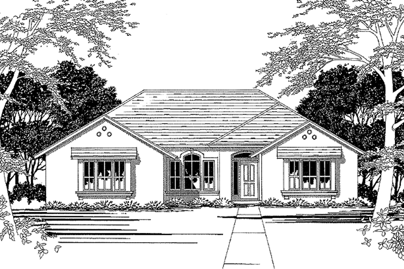 House Design - European Exterior - Front Elevation Plan #472-266