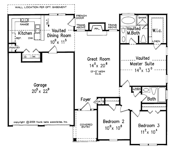 House Plan Design - Craftsman Floor Plan - Main Floor Plan #927-635